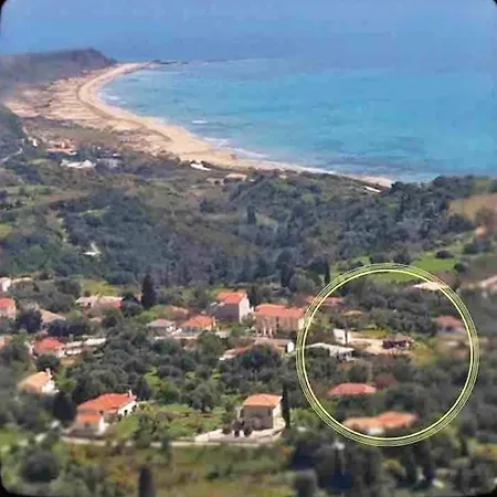 Nyaraló Panoramic Sea View Wooden Ratzakli, Kefalonia Radzaklí