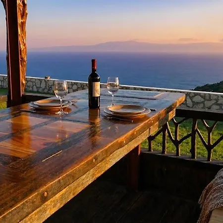 Panoramic Sea View Wooden Ratzakli, Kefalonia Nyaraló Radzaklí