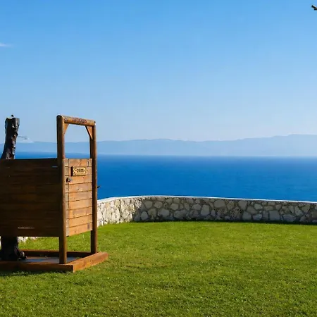 Panoramic Sea View Wooden Ratzakli, Kefalonia * Ratzaklion