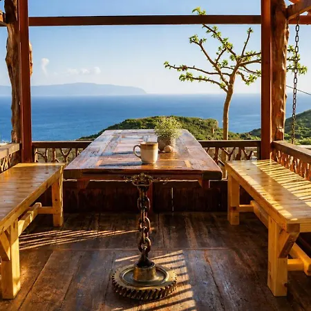 Panoramic Sea View Wooden Ratzakli, Kefalonia Nyaraló